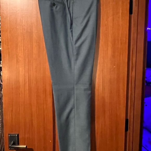 INC International Concepts Pants Mens Greyish Blue Dress Pants By